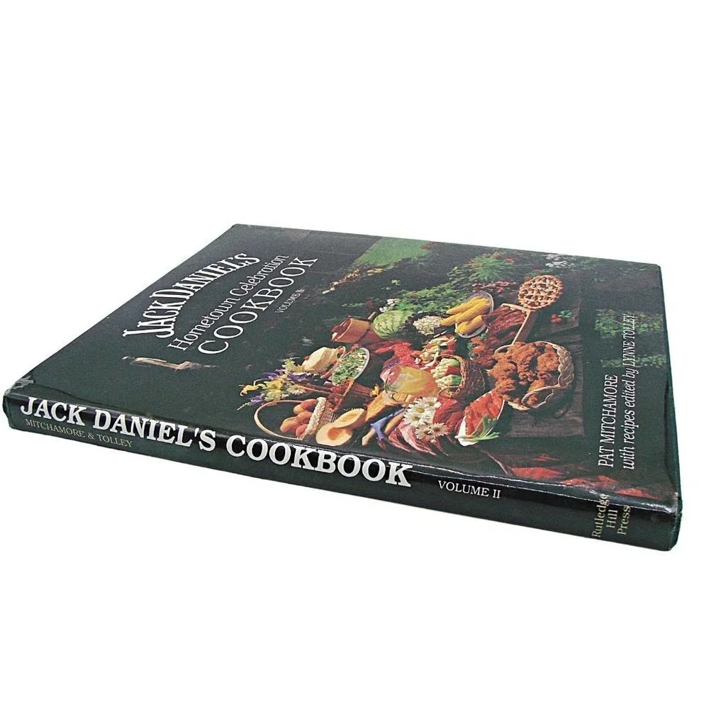 Autographed 1990 Jack Daniels Cookbook Signed Niece Volume II Hardcover Vintage